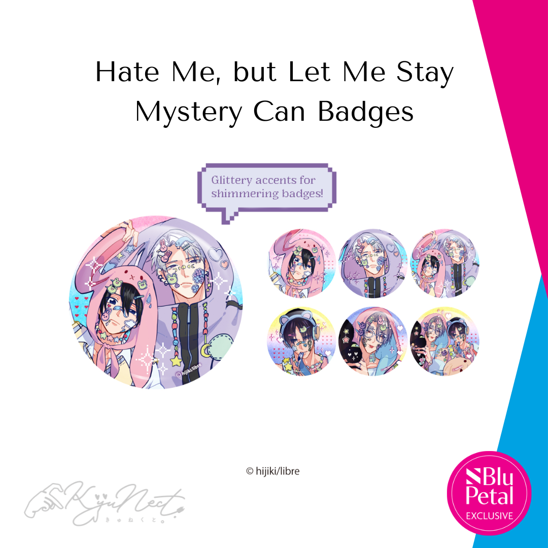 Hate Me, but Let Me Stay Mystery Can Badges