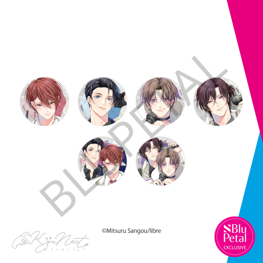 Mask Danshi: This Shouldn't Lead to Love × Karaoke Tetsujin Random Can Badge (PRE-ORDER)