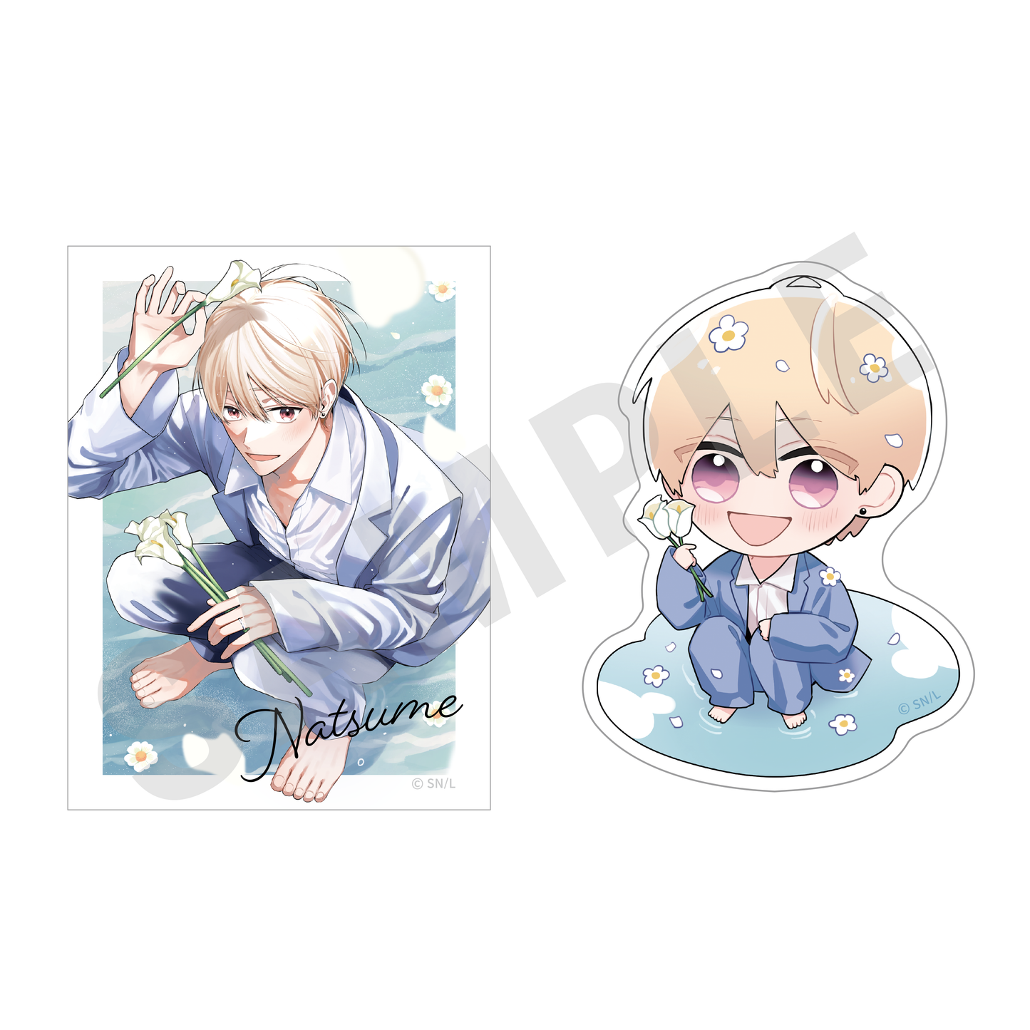 Natsume Mamiya Sticker Set